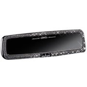 車用ルームミラー ラグジュアリー EXEパドロック ： クリスタル HF017-01