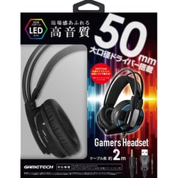 YF2172 [多機種対応ヘッドセット ゲーマーズヘッドセット ブラック]
