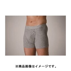 吸水ボクサーパンツ アクティブ グレー Mサイズ [失禁用品]