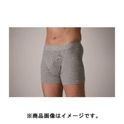 吸水ボクサーパンツ アクティブ グレー Lサイズ [失禁用品]