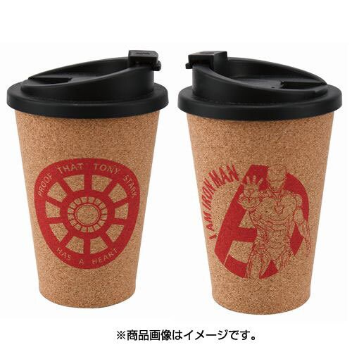 Marvel 蓋付きコルクタンブラーアイアンマン キャラクターグッズ