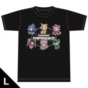 戦姫絶唱シンフォギアXV Tシャツ デフォルメキャラ Lサイズ [キャラクターグッズ]
