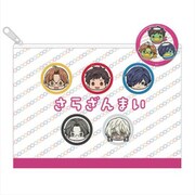 さらざんまい 缶バッジ付フラットポーチ [キャラクターグッズ]