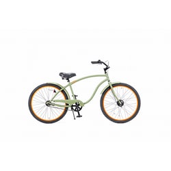 ヨドバシ.com - Rainbow Beach Cruisers レインボー ビーチクルーザー シティサイクル 26インチ TypeX Mens  Khaki / Orange 通販【全品無料配達】