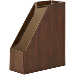 ボックスファイル A4 タテ ダークブラウン WDS-8650