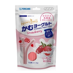 かむヨーグルト イチゴ [犬用おやつ 14本入り（90g）スナック]