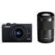 EOS M200 ダブルズームキット ブラック [ボディ APS-Cサイズ ミラーレスカメラ＋交換レンズ「EF-M15-45mm F3.5-6.3 IS STM（グラファイト）」＋「EF-M55-200mm F4.5-6.3 IS STM（グラファイト）」]