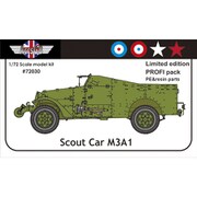 AGB72030 ホワイト M3A1 スカウトカー プロフィパック [1/72スケール プラモデル]