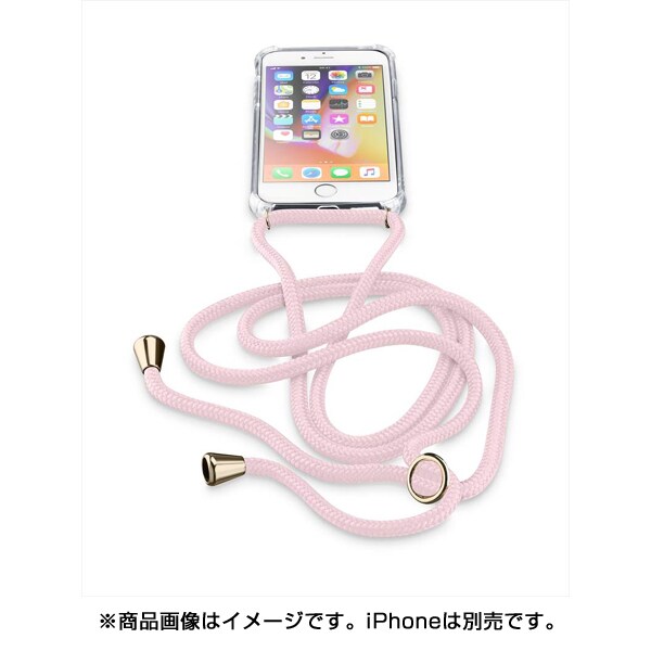 Neckcaseiph747p Iphone Se 第2世代 8 7 6s 6 4 7インチ用 Neck Case ネックストラップ付ケース ピンク