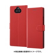 RT-RXP8ELC3/R [Xperia 8 手帳型ケース シンプル マグネット スリープ機能対応/レッド]
