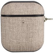 AirPods Case brown fabric UNI-AP-2STBF