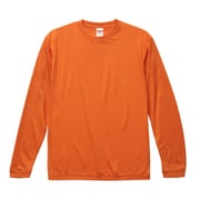 508901-0064 M [4.7オンス ドライ シルキータッチ ロングスリーブ Tシャツ（ノンブリード）オレンジ Mサイズ]
