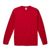 508901-0069 M [4.7オンス ドライ シルキータッチ ロングスリーブ Tシャツ（ノンブリード）レッド Mサイズ]