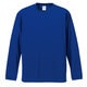 508901-0084 M [4.7オンス ドライ シルキータッチ ロングスリーブ Tシャツ（ノンブリード）コバルトブルー Mサイズ]
