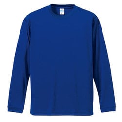 508901-0084 XL [4.7オンス ドライ シルキータッチ ロングスリーブ Tシャツ（ノンブリード）コバルトブルー XLサイズ]