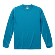 508901-0538 M [4.7オンス ドライ シルキータッチ ロングスリーブ Tシャツ（ノンブリード）ターコイズブルー Mサイズ]