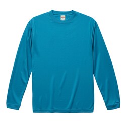 508901-0538 XL [4.7オンス ドライ シルキータッチ ロングスリーブ Tシャツ（ノンブリード）ターコイズブルー XLサイズ]