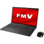 ノートパソコン LIFEBOOK AHシリーズ/15.6型ワイド 有機ELディスプレイ/Corei7-9750H/メモリ 8GB/SSD 1TB/Blu-rayドライブ(Ultra HD Blu-ray対応)/Windows 10 Home 64ビット/Office Home and Business 2019/日本語配列/ブライトブラック FMVAXD3B