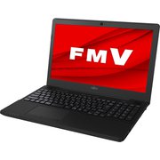 ノートパソコン LIFEBOOK AHシリーズ/15.6型ワイド/Ryzen3 2300U/メモリ 8GB/SSD 256GB/DVDスーパーマルチ/Windows 10 Home 64ビット/Office Home and Business 2019/シャイニーブラック FMVA43D3BP