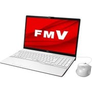 ノートパソコン LIFEBOOK AHシリーズ/15.6型ワイド/Celeron 4205U/メモリ 4GB/SSD 256GB/DVDスーパーマルチ/Windows 10 Home 64ビット/Office Home and Business 2019/プレミアムホワイト FMVA42D3W