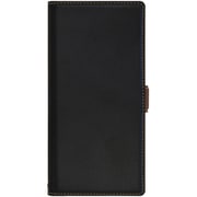 Galaxy Note10+ 薄型手帳ケース サイドマグネット BK×DBR 5341GN10PBO