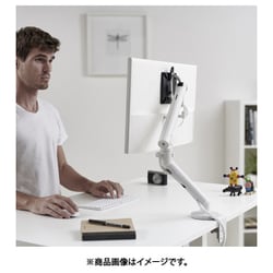 モニターアーム クランプ式 ホワイトCBS/ No.108 Herman Miller 即納在庫有 （ホワイト）CBS オーリン モニター