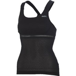 カップ付きキャミソール AAJ80811 BLACK(009) Lサイズ [フィットネス ヨガ カップ付きシャツ]
