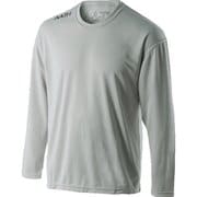 ロング Tシャツ AAJ99302 C GRAY(002) Lサイズ [機能性スポーツウェア シャツ メンズ]