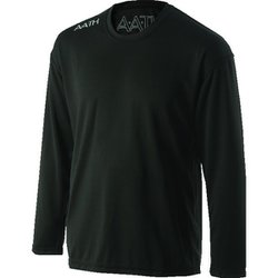 ロング Tシャツ AAJ99302 BLACK(009) Sサイズ [機能性スポーツウェア シャツ メンズ]