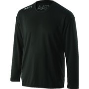 ロング Tシャツ AAJ99302 BLACK(009) Mサイズ [機能性スポーツウェア シャツ メンズ]