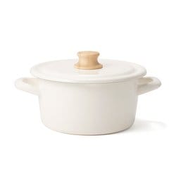 CTN-18W.W コットン 18cm キャセロール ホワイト