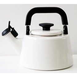 CTN-2.1WK.W コットン2.1L 笛吹きケトル ホワイト