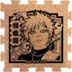 NARUTO-ナルト-疾風伝 つながるコルクコースター ガアラ [キャラクターグッズ]