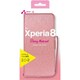 AC-XP8 SHY PK [Xperia 8 シャイニー手帳型ケース ピンク]