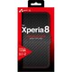 AC-XP8 PB CBR [Xperia 8 カーボン手帳型ケース カーボン調]