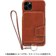 rak-19ipl-car [RAKUNI（ラクニ） レザーケース for iPhone 11 Pro Max キャラメルブラウン]