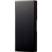 Galaxy Note10+/ソフトレザーケース/薄型/磁石付/ブラック PM-GN10PPLFUBK