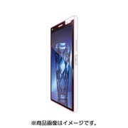 PM-X8FLGFRBLB [Xperia 8/フルカバーガラスフィルム/フレーム付/ブルーライトカット/ブラック]