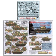 AXT351034 WWII 独 SSパイパー戦闘団のパンター アルデンヌ1944/45 [1/35スケール ミリタリー用デカール]