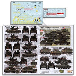 D356269 米ベトナム戦争での第11装甲連隊パート3 [1/35スケール ミリタリー用デカール]