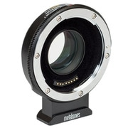 マウントアダプター ボディ側：BMPCC4K レンズ側：Canon EF Speed Booster ULTRA 0.71x  APS-Cレンズ専用 電子接点付き Tフロック加工 ブラック MB_SPEF-m43-BT8