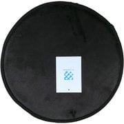 マイクロファイバーフランネルクッションラグ 径35mm Black CFS-035-BLK