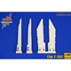 KSL48110 F-104用AERO-3B サイドワインダー ランチャーw/翼下パイロン 2個入り [1/48スケール レジン製パーツ]