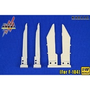 KSL48110 F-104用AERO-3B サイドワインダー ランチャーw/翼下パイロン 2個入り [1/48スケール レジン製パーツ]