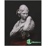 MJ10-008 WWII 露/ソ 赤色空軍 女性パイロット 夜の魔女 胸像 [1/10スケール レジン製ミリタリーフィギュア]