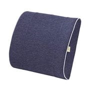 AQ-HB006 [腰枕 ヒーリングラボ 35×33×11cm ダークブルー]