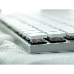 vinpok taptek ワイヤレスキーボード ホワイト ワイヤレスキーボード「Taptek」はタブレットユーザー必見！超薄