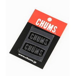 チャムスロゴエンボスステッカー CHUMS Logo Emboss Sticker CH62-1125 K001 Black [アウトドア ロゴステッカー]