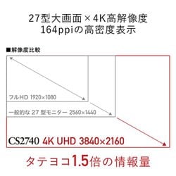 ヨドバシ.com - EIZO エイゾ ColorEdge CS2740-BK [60W給電対応USB