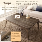 北欧デザインこたつ Anitta FK こたつテーブル 天板サイズ：4尺長方形(80×120cm) テーブルカラー：シャビ―グレー YS-225523